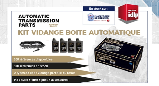 Découvrez nos kits vidange pour boite automatique